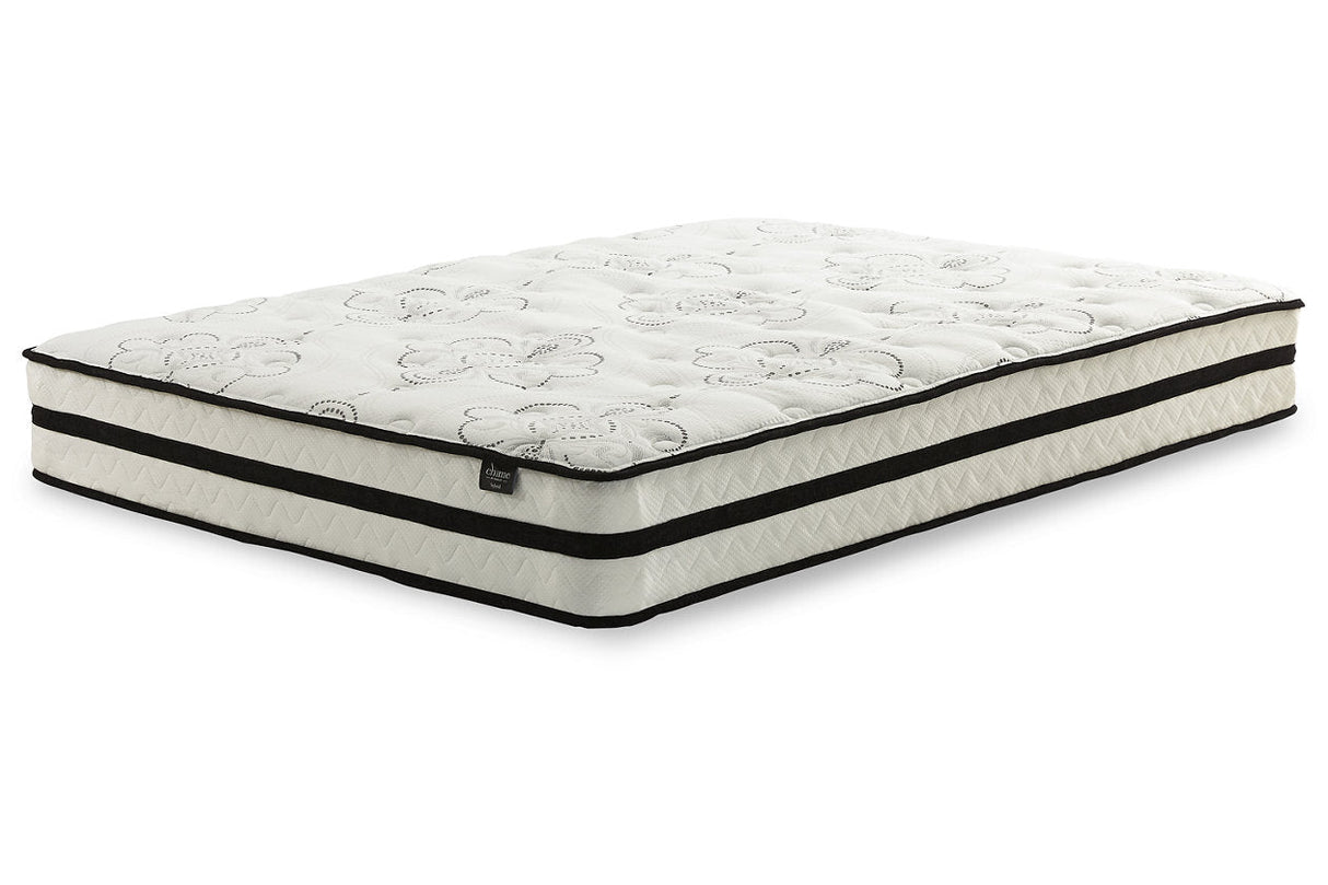 Chime 10 Inch Hybrid White King Mattress in a Box