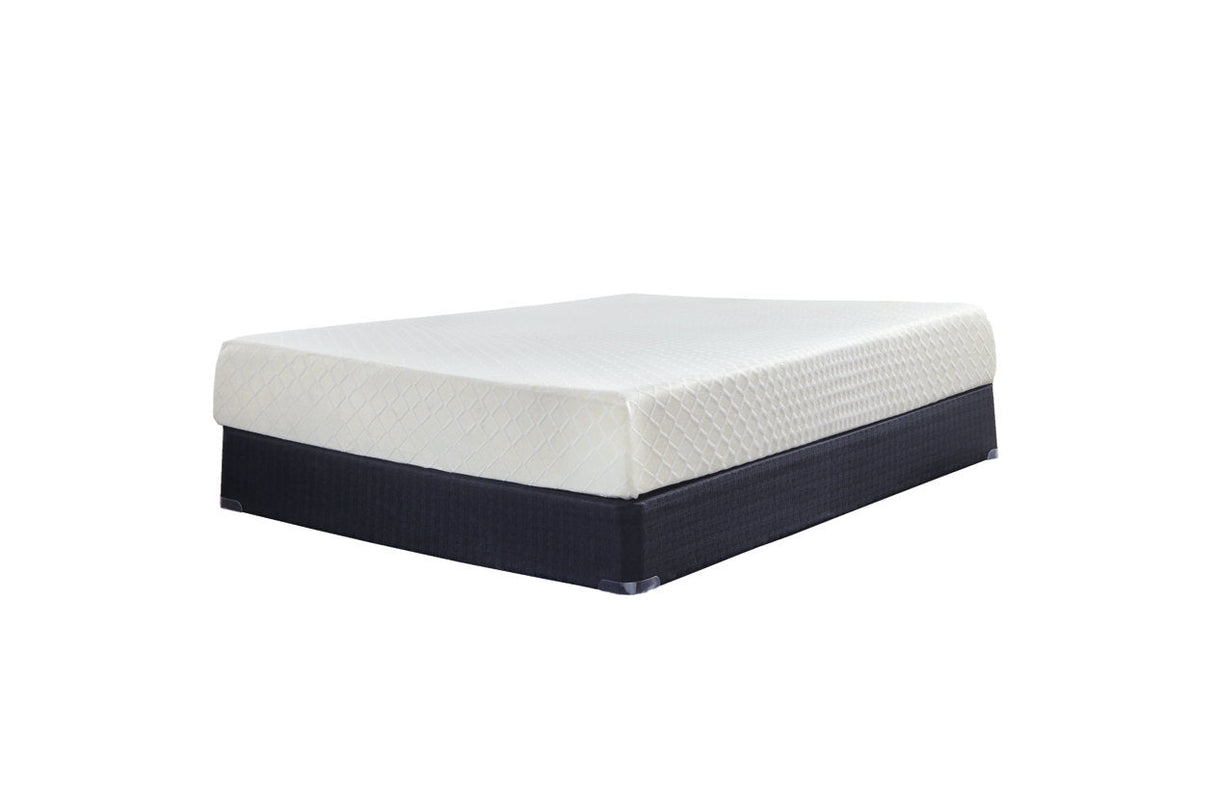 10 Inch Chime Memory Foam White Twin Mattress in a Box