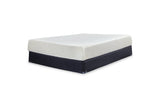 10 Inch Chime Memory Foam White Twin Mattress in a Box