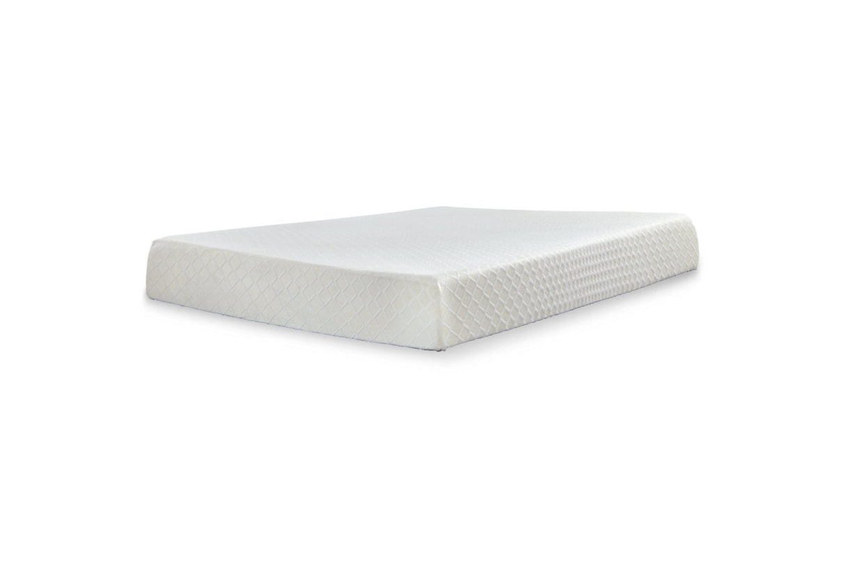 10 Inch Chime Memory Foam White Twin Mattress in a Box