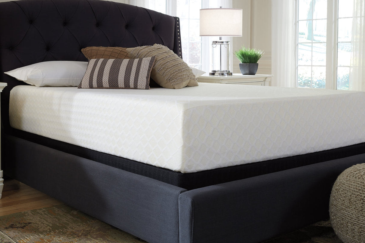 Chime 12 Inch Memory Foam White King Mattress in a Box