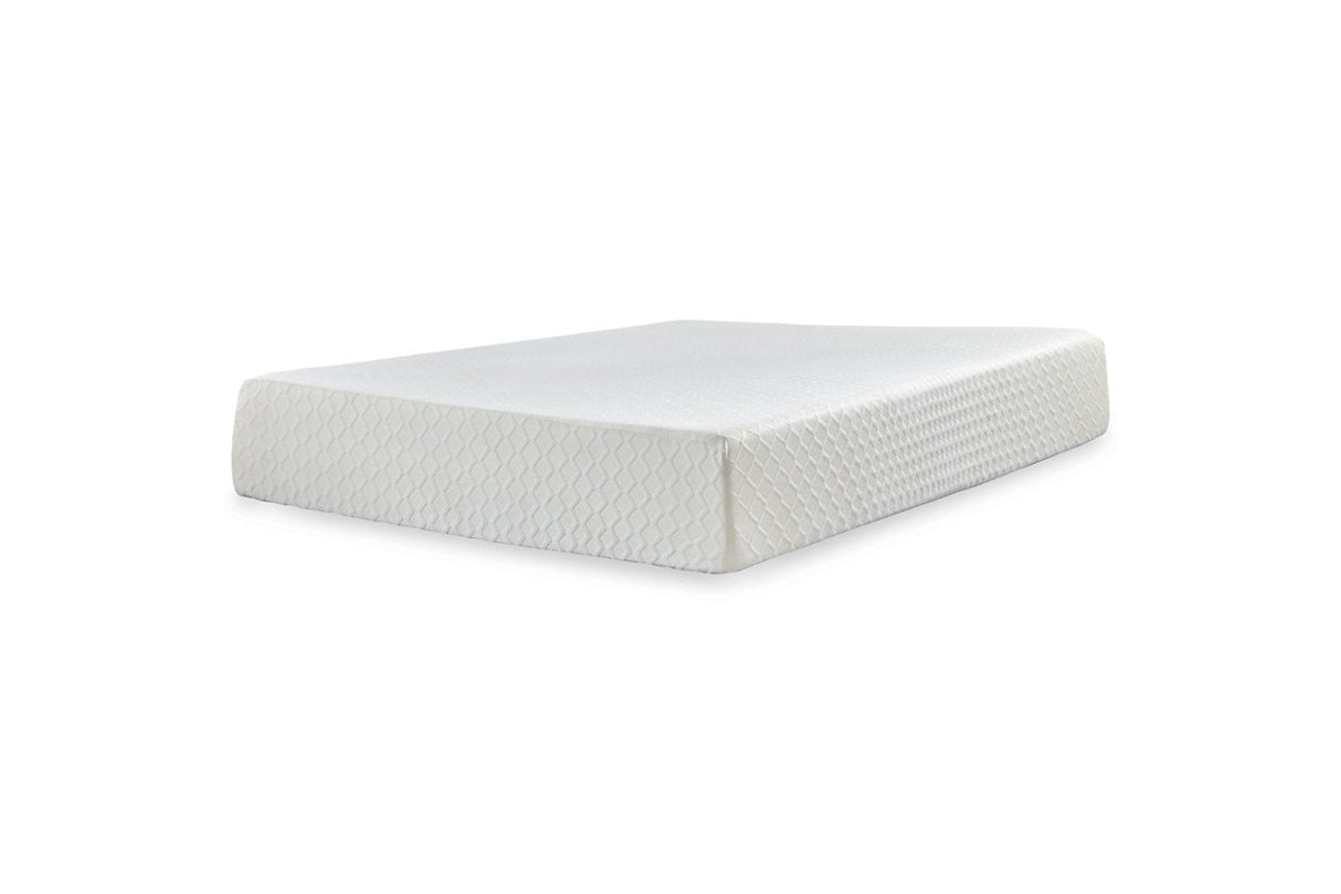 Chime 12 Inch Memory Foam White Queen Mattress in a Box