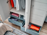 Marin 3 Door Wardrobe by Furnia at Eve Furniture