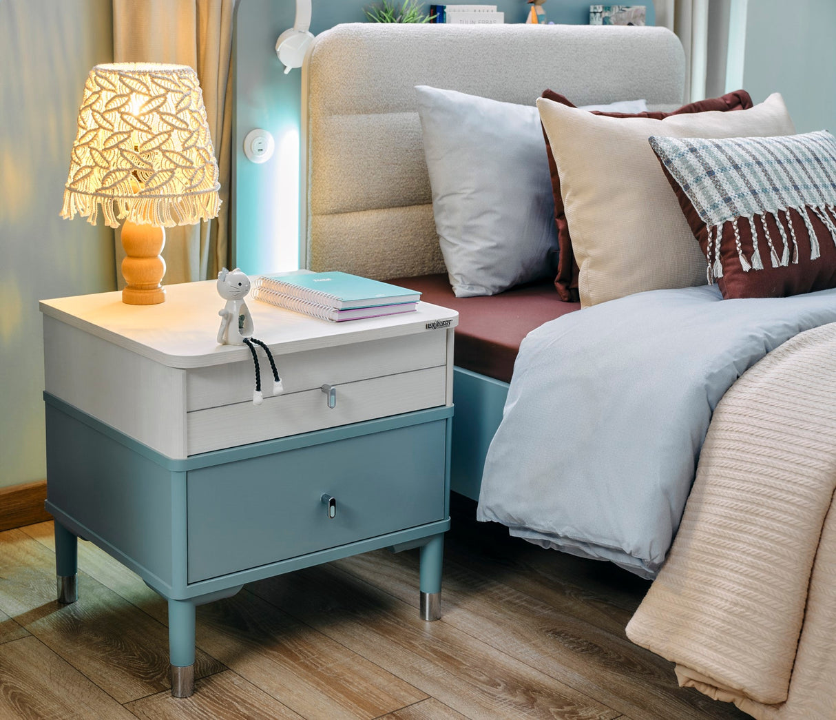 Marin Kids Room Set (Twin Bed & Study Desk & Nightstand) by Furnia at Eve Furniture