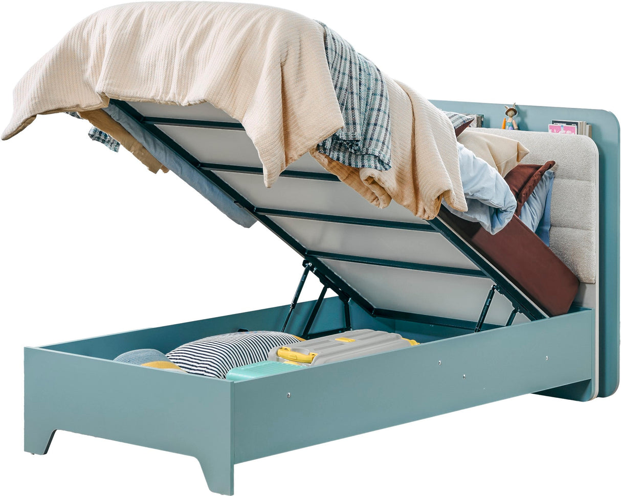 Marin Twin Bed With Headboard by Furnia at Eve Furniture