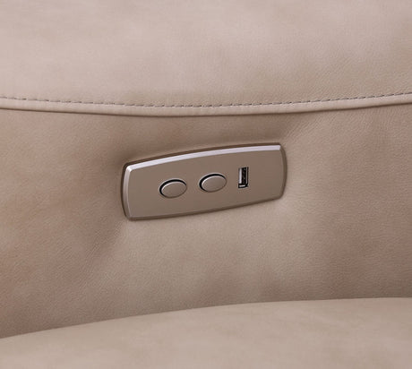 Sierra Beige 5-Piece Reclining Sectional by New Era Innovations at Eve Furniture