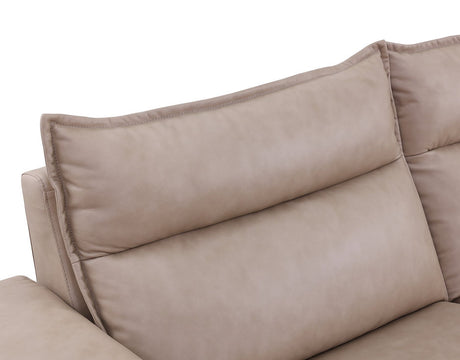 Sierra Beige 5-Piece Reclining Sectional by New Era Innovations at Eve Furniture