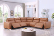Sierra Camel 5-Piece Reclining Sectional by New Era Innovations at Eve Furniture