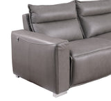 Sierra Grey 5-Piece Reclining Sectional by New Era Innovations at Eve Furniture