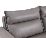 Sierra Grey 5-Piece Reclining Sectional by New Era Innovations at Eve Furniture