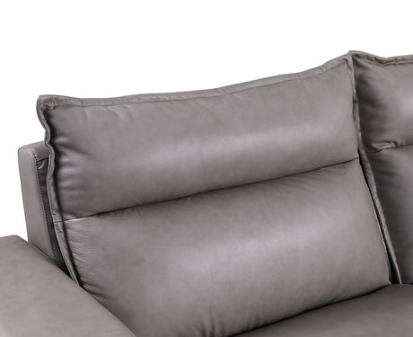 Sierra Grey 5-Piece Reclining Sectional by New Era Innovations at Eve Furniture