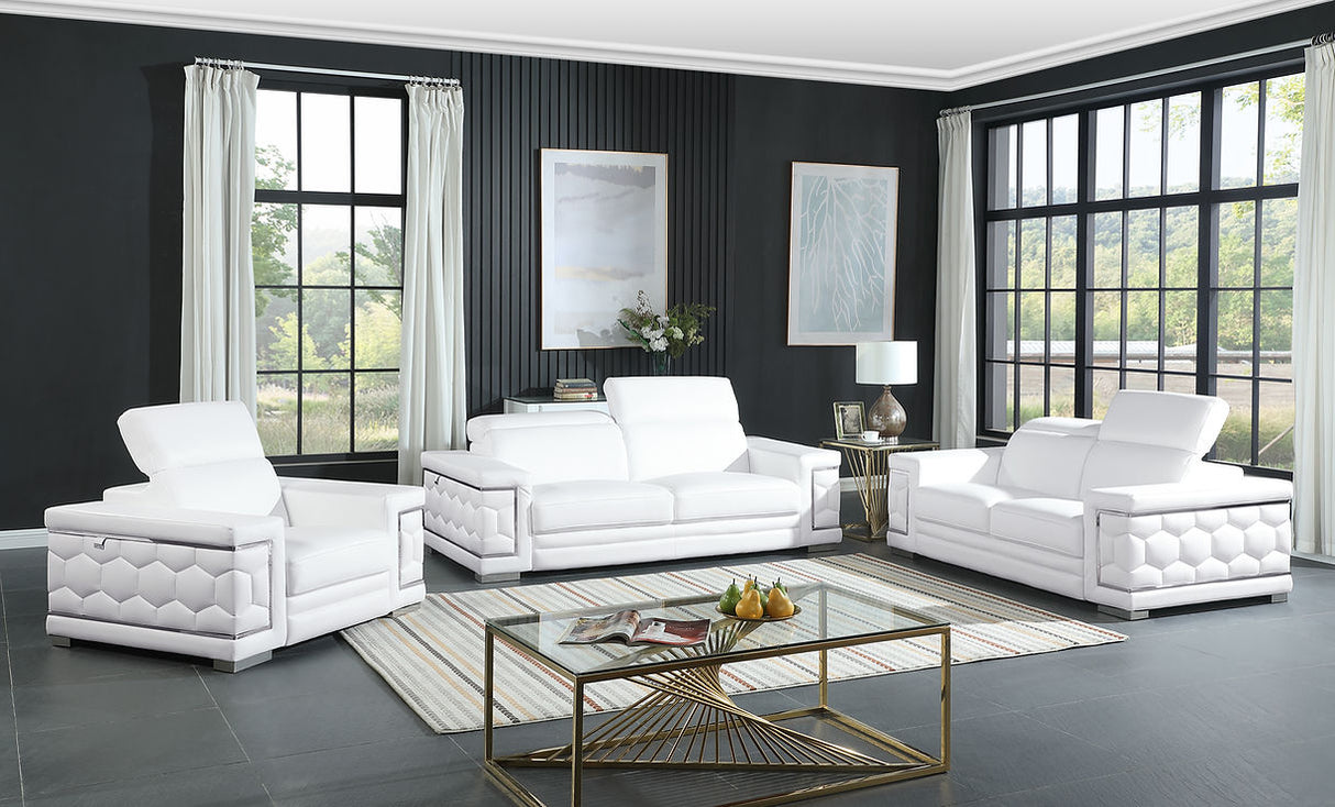 Favo White Living Room Set by New Era Innovations at Eve Furniture