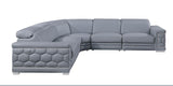 Favo Light Blue 4-Piece Sectional by New Era Innovations at Eve Furniture