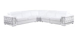 Favo White 4-Piece Sectional by New Era Innovations at Eve Furniture