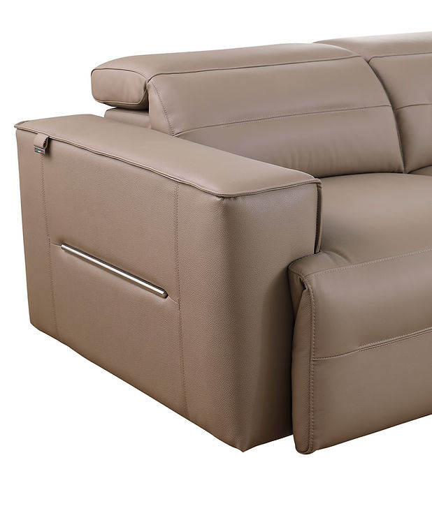 Nexus Brown 6-Piece Power Reclining Sectional by New Era Innovations at Eve Furniture