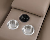 Nexus Brown 6-Piece Power Reclining Sectional by New Era Innovations at Eve Furniture