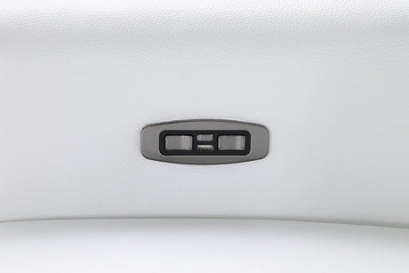 Nexus White 6-Piece Power Reclining Sectional by New Era Innovations at Eve Furniture