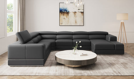 Pella DK.Grey Right Arm Facing (RAF) Sectional by New Era Innovations at Eve Furniture