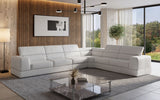 Pella White Sectional by New Era Innovations at Eve Furniture