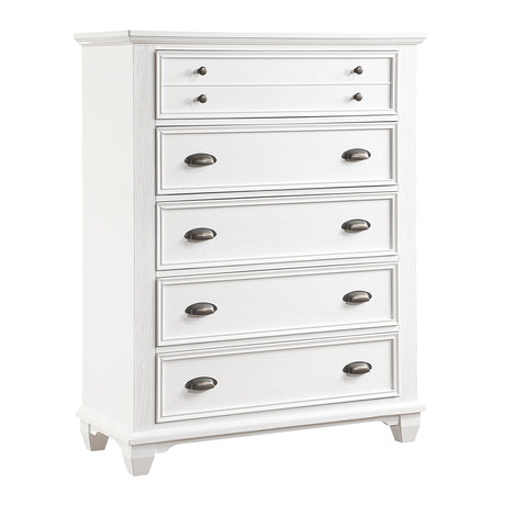 Mackinac White Chest by Homelegance at Eve Furniture