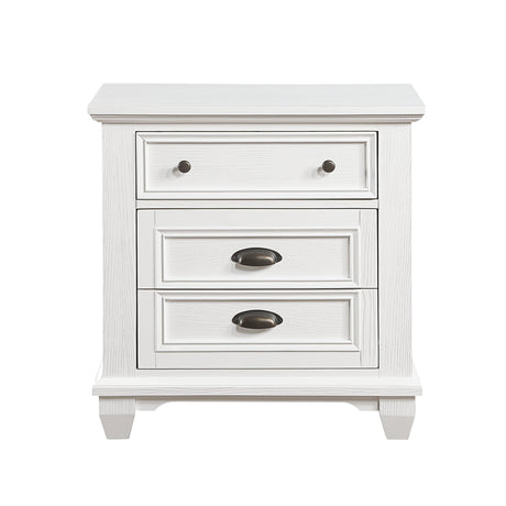 Mackinac White Nightstand by Homelegance at Eve Furniture