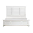 Mackinac White Queen Panel Bed by Homelegance at Eve Furniture