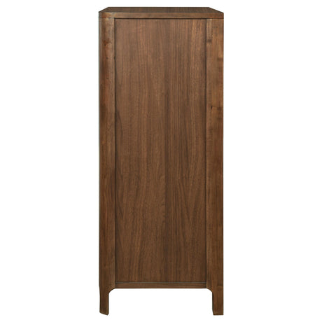 Maderia 5-drawer Chest of Drawers Walnut by Coaster at Eve Furniture
