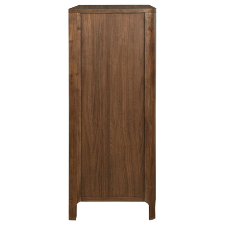 Maderia 5-drawer Chest of Drawers Walnut by Coaster at Eve Furniture