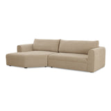 Madrid Beige Left Sectional by Moe's Home at Eve Furniture