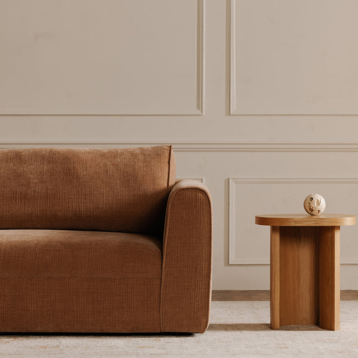 Madrid Pink Left Sectional by Moe's Home at Eve Furniture