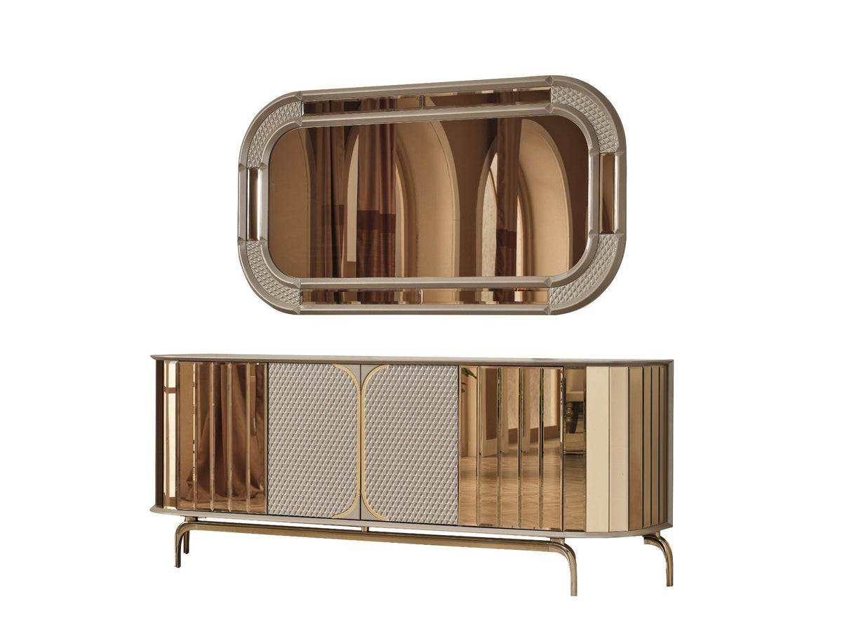 Madrid Diningroom (Dining Table & Dining Chair & Consol With Mirror)