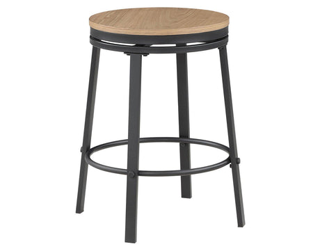 Magnolia 24″ Backless Counter Stool, Swivel, Set of 2 by Steve Silver at Eve Furniture