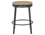 Magnolia 24″ Backless Counter Stool, Swivel, Set of 2 by Steve Silver at Eve Furniture