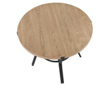 Magnolia 42-inch Round Counter Table, Black and Sand by Steve Silver at Eve Furniture