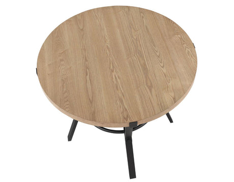 Magnolia 42-inch Round Counter Table, Black and Sand by Steve Silver at Eve Furniture
