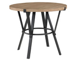 Magnolia 42-inch Round Counter Table, Black and Sand by Steve Silver at Eve Furniture