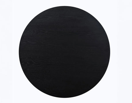 Magnolia 52-inch Round Table, Black by Steve Silver at Eve Furniture