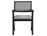 Magnolia Arm Chair, Black by Steve Silver at Eve Furniture