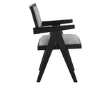 Magnolia Arm Chair, Black by Steve Silver at Eve Furniture
