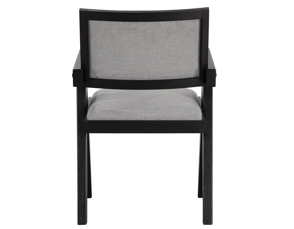 Magnolia Arm Chair, Black by Steve Silver at Eve Furniture