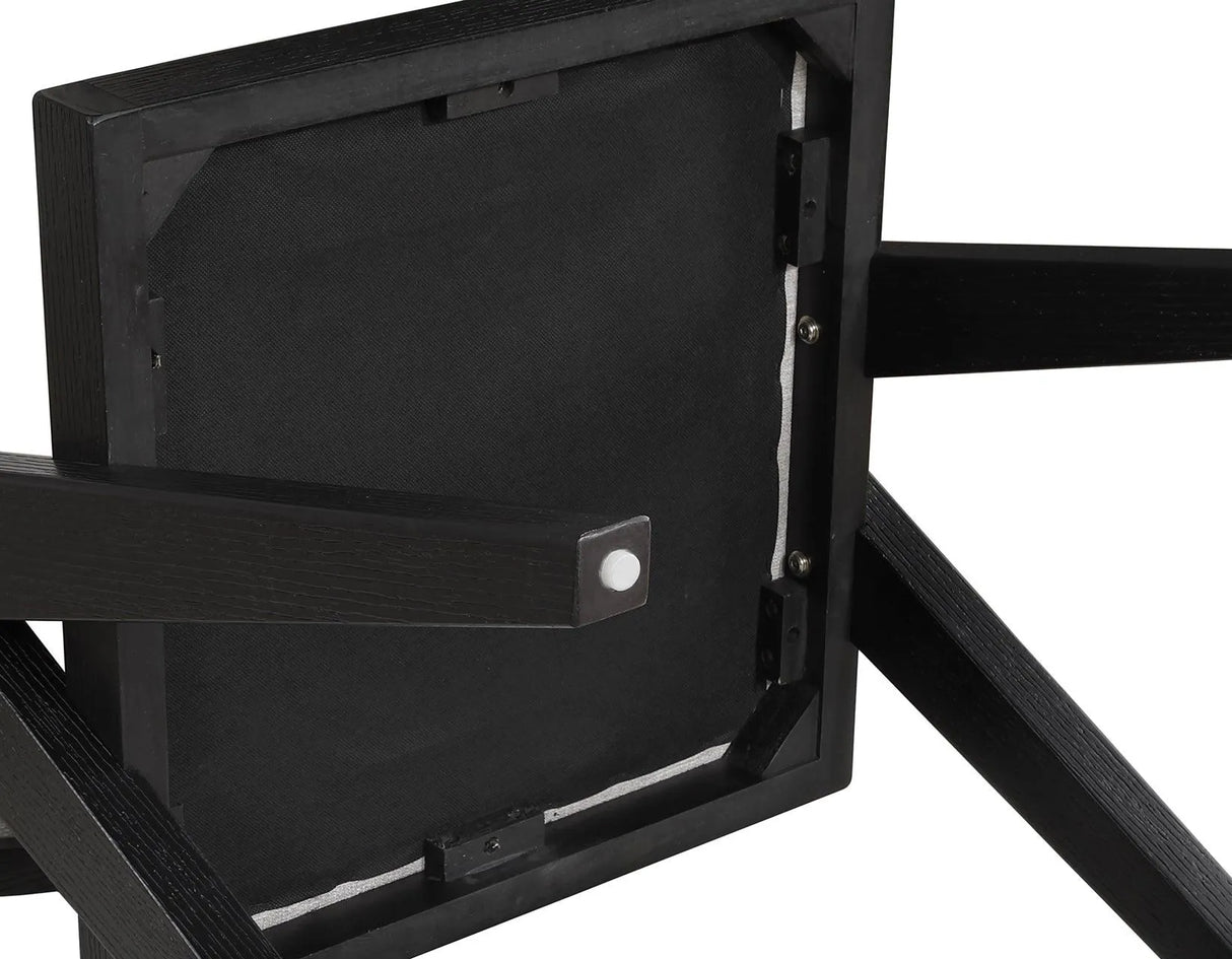 Magnolia Arm Chair, Black by Steve Silver at Eve Furniture
