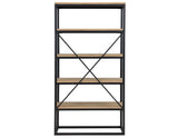 Magnolia Black Bookcase by Steve Silver at Eve Furniture
