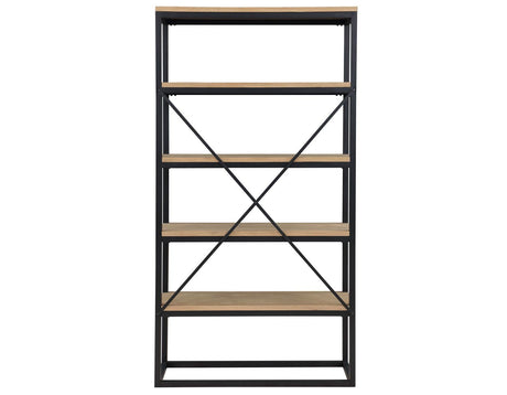 Magnolia Black Bookcase by Steve Silver at Eve Furniture