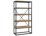 Magnolia Black Bookcase by Steve Silver at Eve Furniture