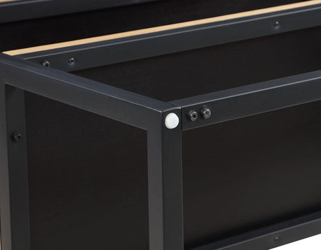 Magnolia Black Bookcase by Steve Silver at Eve Furniture