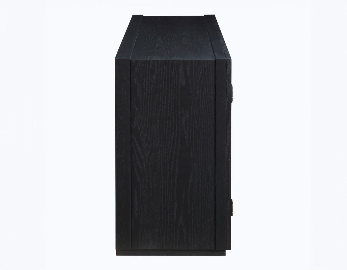 Magnolia Cathedral Doored Server, Black by Steve Silver at Eve Furniture