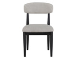 Magnolia Upholstered Side Chair, Black by Steve Silver at Eve Furniture