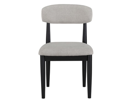 Magnolia Upholstered Side Chair, Black by Steve Silver at Eve Furniture