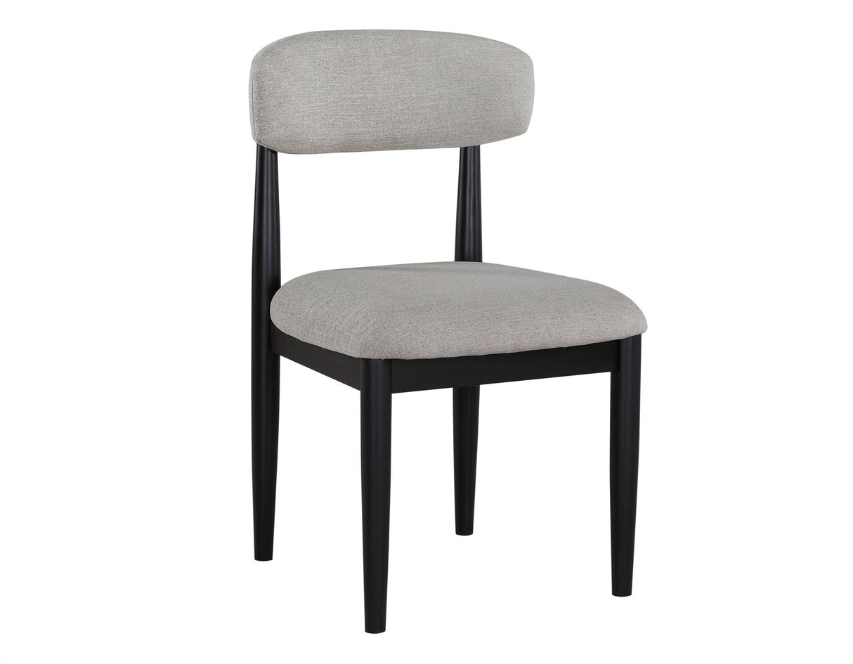 Magnolia Upholstered Side Chair, Black by Steve Silver at Eve Furniture