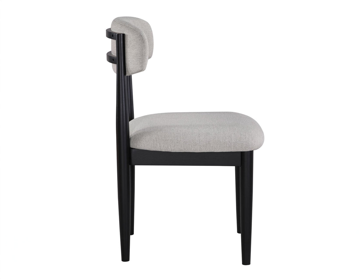 Magnolia Upholstered Side Chair, Black by Steve Silver at Eve Furniture